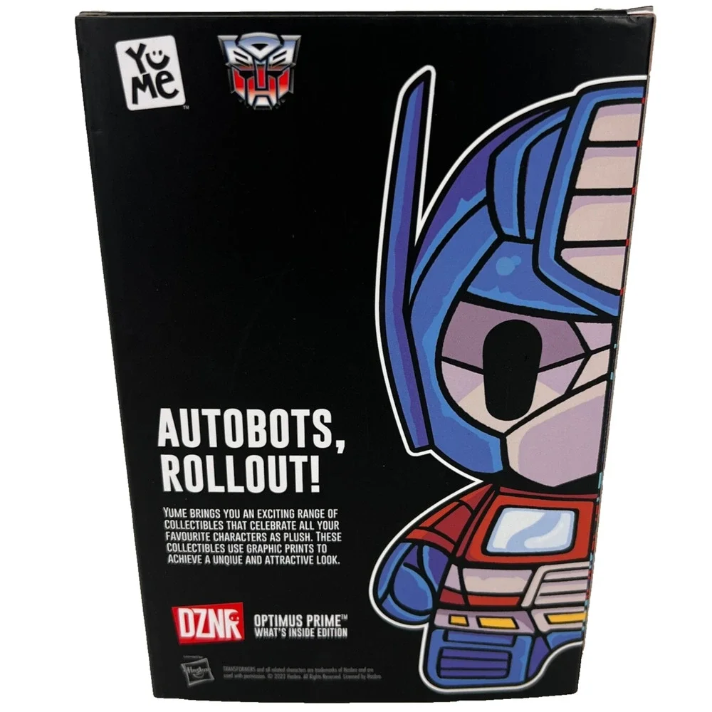 YuMe DZNR Transformers Optimus Prime Collectible Action Plush 7